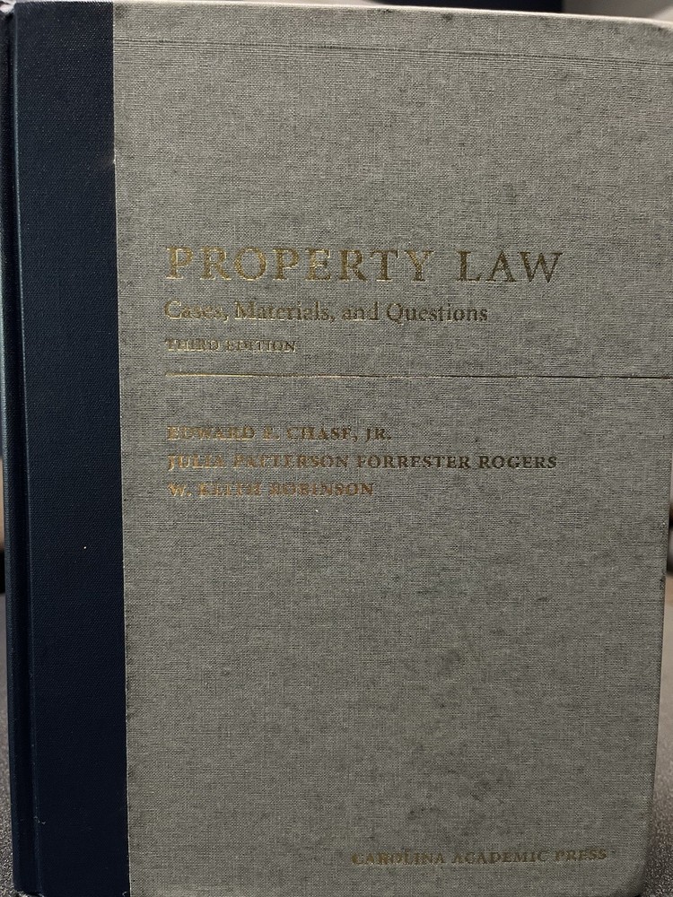 Property Law: Cases, Materials, and Questions, 3rd edition (2023)