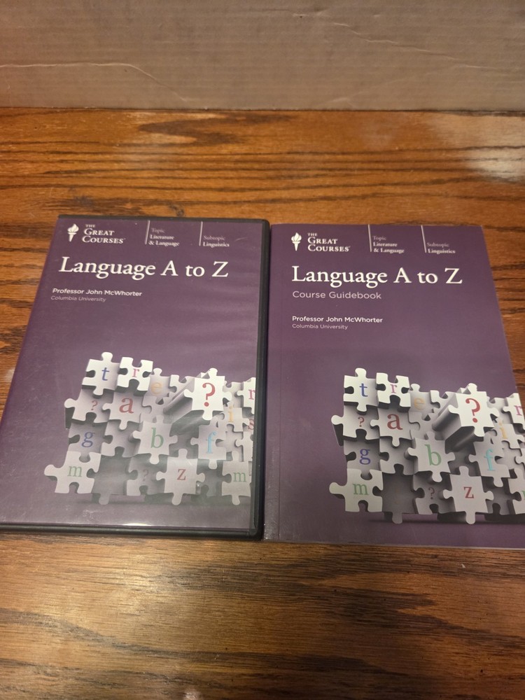 Language A to Z (Guidebook & 6 Audio CDs, John McWhorter) The Great Courses