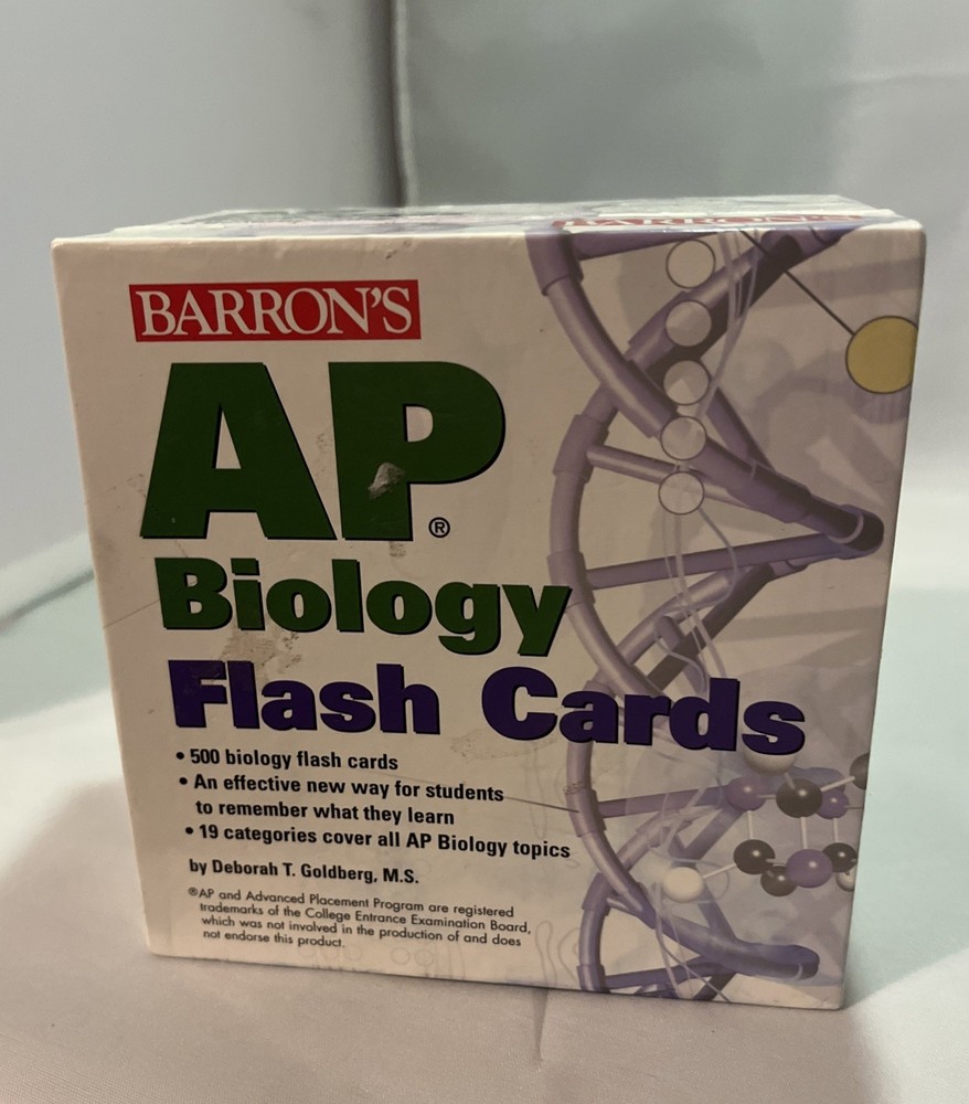 AP Biology Flash Cards by Deborah T. Goldberg (2006, Cards,Flash Cards)