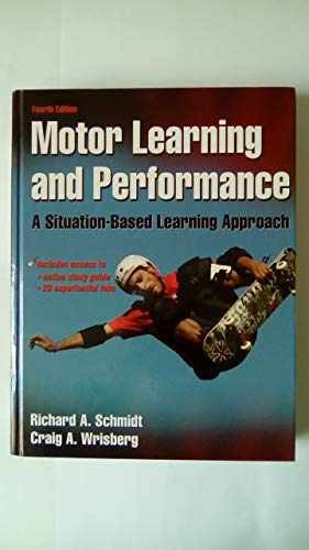 Motor Learning and Performance – Hardcover, by Richard A. Schmidt; – Very Good