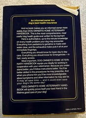 Dog Owner’s Home Veterinary Handbook Hardcover 364 Pages
