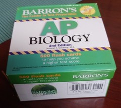 Barron’s AP Biology Flash Cards by Deborah T. Goldberg (2011, Cards,Flash Cards)