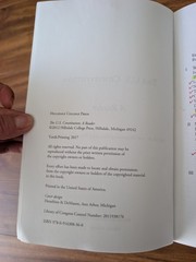 The U.S Constitution by Hillsdale College Politics Faculty