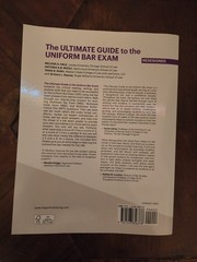Ultimate Guide to the UBE : Uniform Bar Exam by Tania N. Shah,