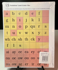 Wilson Fundations Students Mini-Packet Home Support Level 2 Letter Tiles Sealed