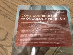 Brand-New Core Curriculum for Oncology Nursing for Oncology Nursing 6th ed.