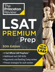 Princeton Review LSAT Premium Prep, 30th Edition: 2 Official LSAT PrepTests …