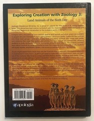 Apologia Land Animals Sixth Day Textbook Homeschool Science Curriculum Zoology 3