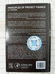 Principles of Project Finance 2nd Edition by E. R. Yescombe 2014, Hardcover