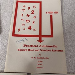 Vintage ICS Practical Arithmetic WM Spangler 5 Book Set Softcover Math Textbook