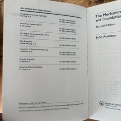The Mechanics of Soils and Foundations by John Atkinson Second edition 2nd Spon