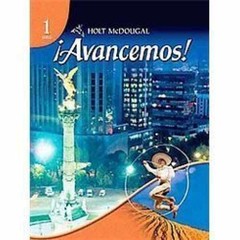 ?Avancemos!: Teacher’s Edition Level – Hardcover, by Holt McDougal – Acceptable