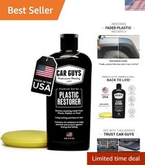 8 Oz Plastic Restorer Kit | Revive Rubber and Vinyl with Water-Repellent Formula