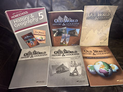Old World History & Geography Abeka A Beka 5 4th Edition Book Answer Keys -lot 6