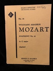 MOZART Symphony No. 41 “Jupiter” – FULL MINI SCORE – KALMUS
