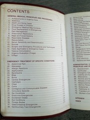 Vintage Flint’s Emergency Treatment Management Book 1980 Cain Medical Hardcover