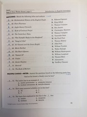 A Beka Book English Literature Teacher Test/Quiz Key Vol. 5, 6 Grade 12