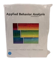 Applied Behavior Analysis 3rd ED | by Timothy Heron, John Cooper &William Heward