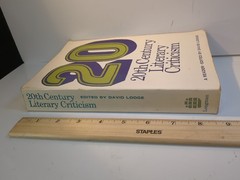 20th Century Literary Criticism by David Lodge 1972 A Reader Longman Group