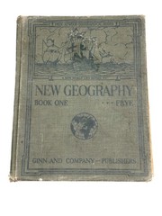 Vintage New Geography Book One Alexis Everett Frye Ginn Green HC Textbook