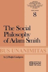 The Social Philosophy of Adam Smith by J.R. Lindgren (English) Paperback Book
