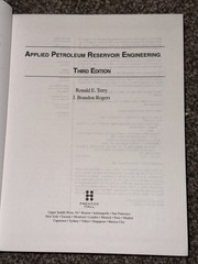 Applied Petroleum Reservoir Engineering by Ronald Terry and J. Rogers (2014,…