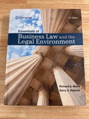 Cengage Essentials of Business Law and the Legal Environment 14th Edition