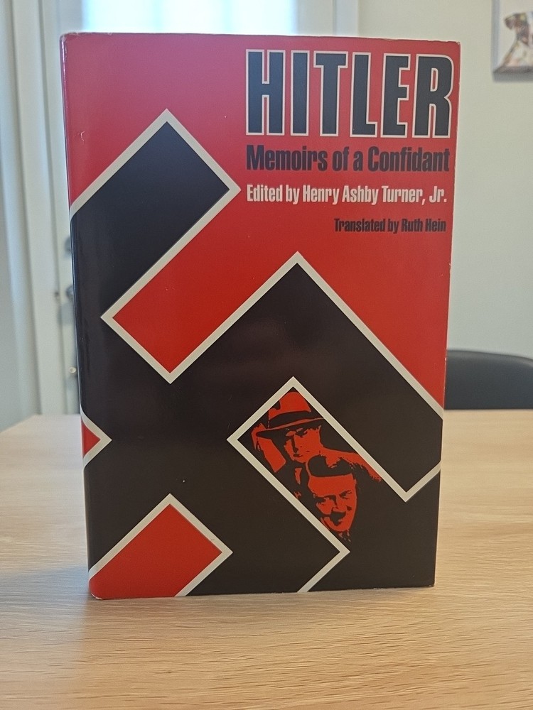 Hitler : Memoirs of a Confidant by Otto Wagener 1985, HC/DJ 1st Edition