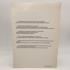 A Concise History of U. S. Army Special Ops Forces Lineage and Insignia *SIGNED*