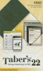 Taber’s Cyclopedic Medical Dictionary by Donald Venes