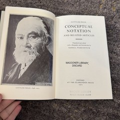 Gottlob FREGE, CONCEPTUAL NOTATION, Terrell Ward BYNUM, ed., Oxford (OUP), 1972