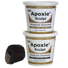 2-Part Self-Hardening Modeling Compound – 4 lbs, Sculpting, Filling & Repairing,