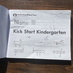 Handwriting Without Tears: Kick Start Kindergarten 2018 No Writing on Pages