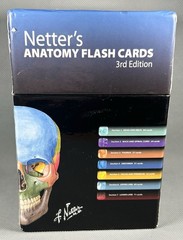 Netter’s Anatomy Flash Cards 3rd Edition John T. Hansen, PHD Online Access Set