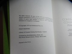 Contemporary Contact Lens Practice By Theodore P. Grosvenor 1972 1st Printing