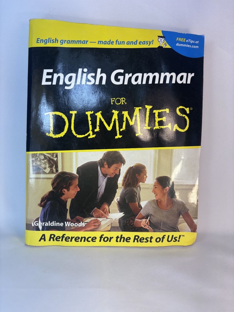 English Grammar for Dummies by Geraldine Woods (2001, Trade Paperback)