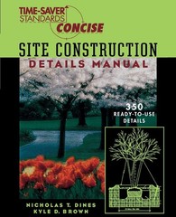 Time-Saver Standards Site Construction Details Manual