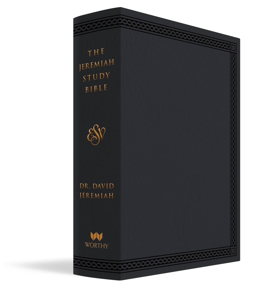 ESV The Jeremiah Study Bible-Black Leatherluxe Indexed