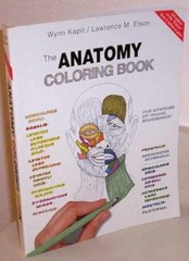 The Anatomy Coloring Book – Paperback, by Kapit Wynn; Elson – Acceptable n