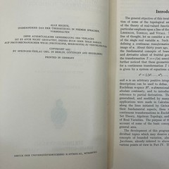 Continuous Transformations in Analysis T Rado P V Reichelderfer 1955 VTG HC Math