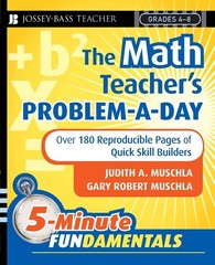 The Math Teacher’s Problem-a-Day, Grades 4-8: Over 180 Reproducible Pages of…