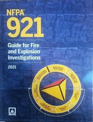 NFPA 921 Guide for Fire and Explosion Investigations 2021 Paperback NEW