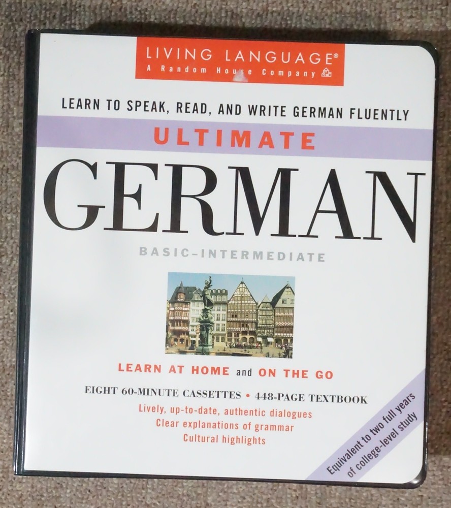Living Language Ultimate German Cassettes Textbook Read, Write, Speak