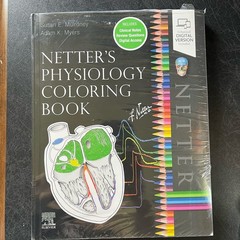 Netter’s Physiology Coloring Book New See Photos