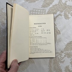 A Manual Of Mathematics, Hudson And Lipka. John Wiley 1960. Reprint Hardback.