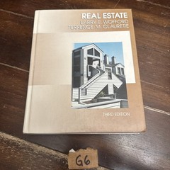 Real Estate by Terrence M. Clauretie and Larry E. Wofford (1992, Hardcover)