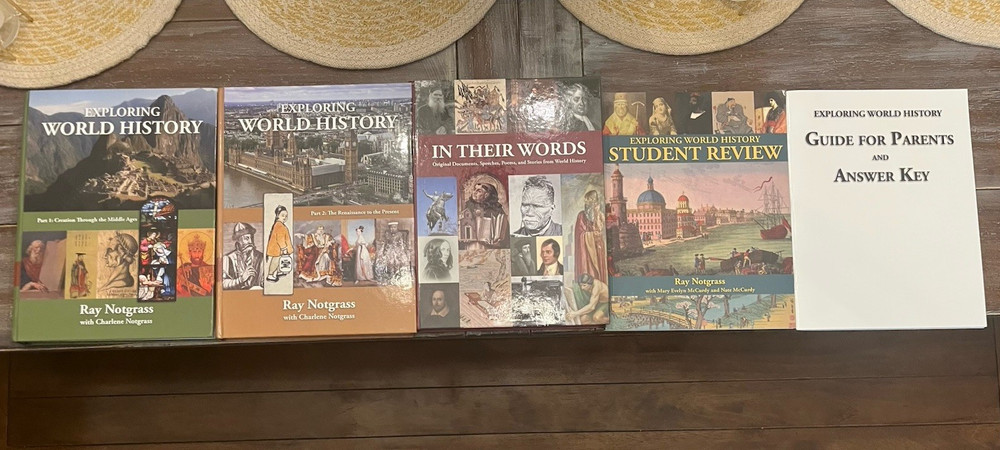 Ray Notgrass Exploring World History Part 1&2, In Their Words, Review, Answers