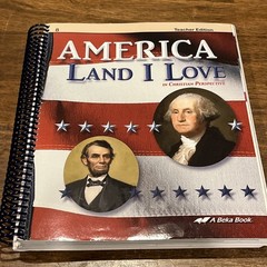 A Beka America 8 Land I Love Homeschool U.S. History Curriculum Book Set Abeka