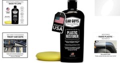 Luxury Plastic Restorer | 8 Oz Kit for Vinyl & Rubber | User-Friendly Detailing