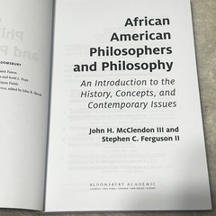 African American Philosophers and Philosophies 2022 Paperback Book